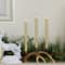 12" Gold Glittered Flameless Taper Candles, 2ct.